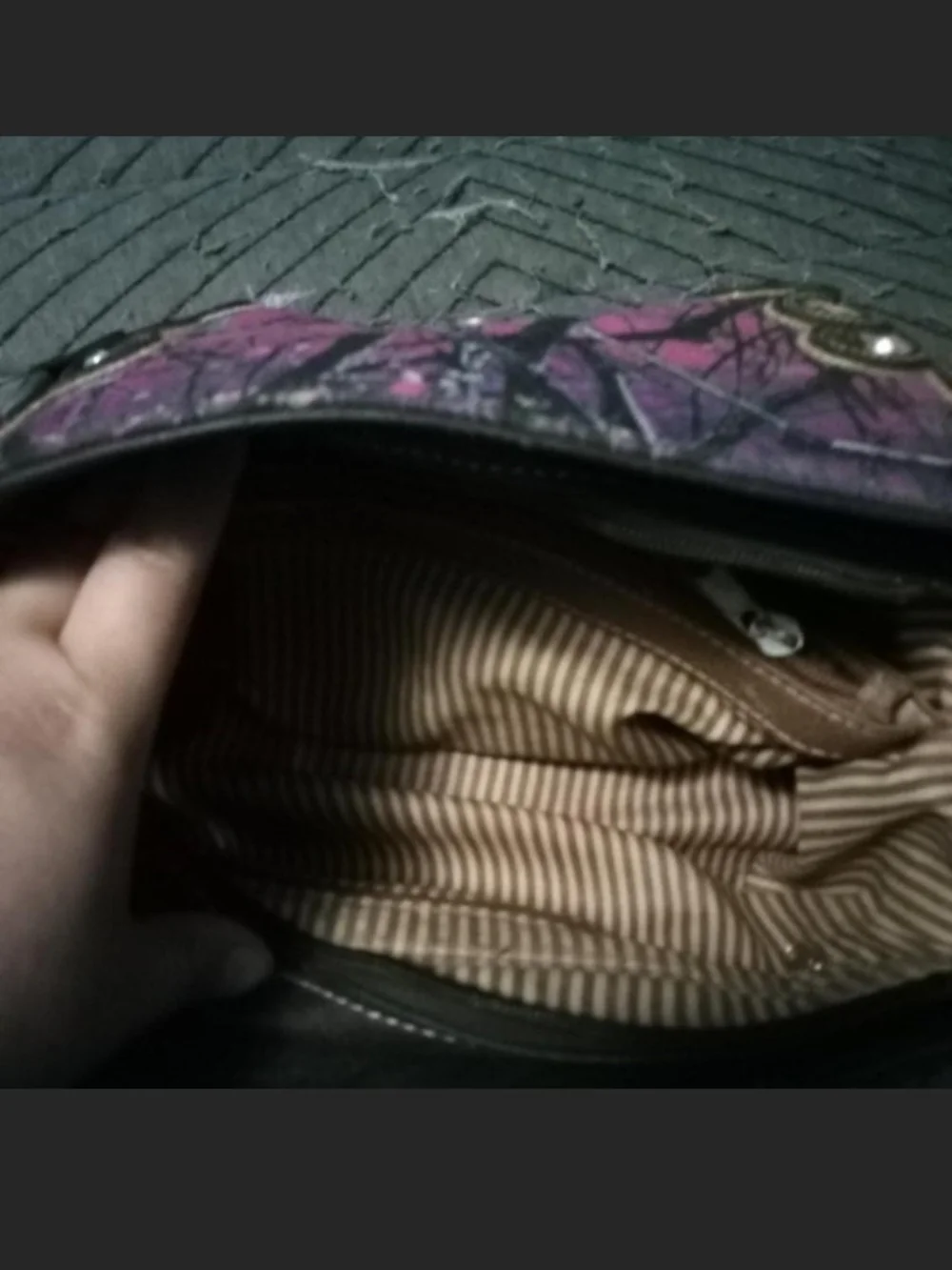 Ornate Purple Embellished Shoulder Bag with Buckle Accent